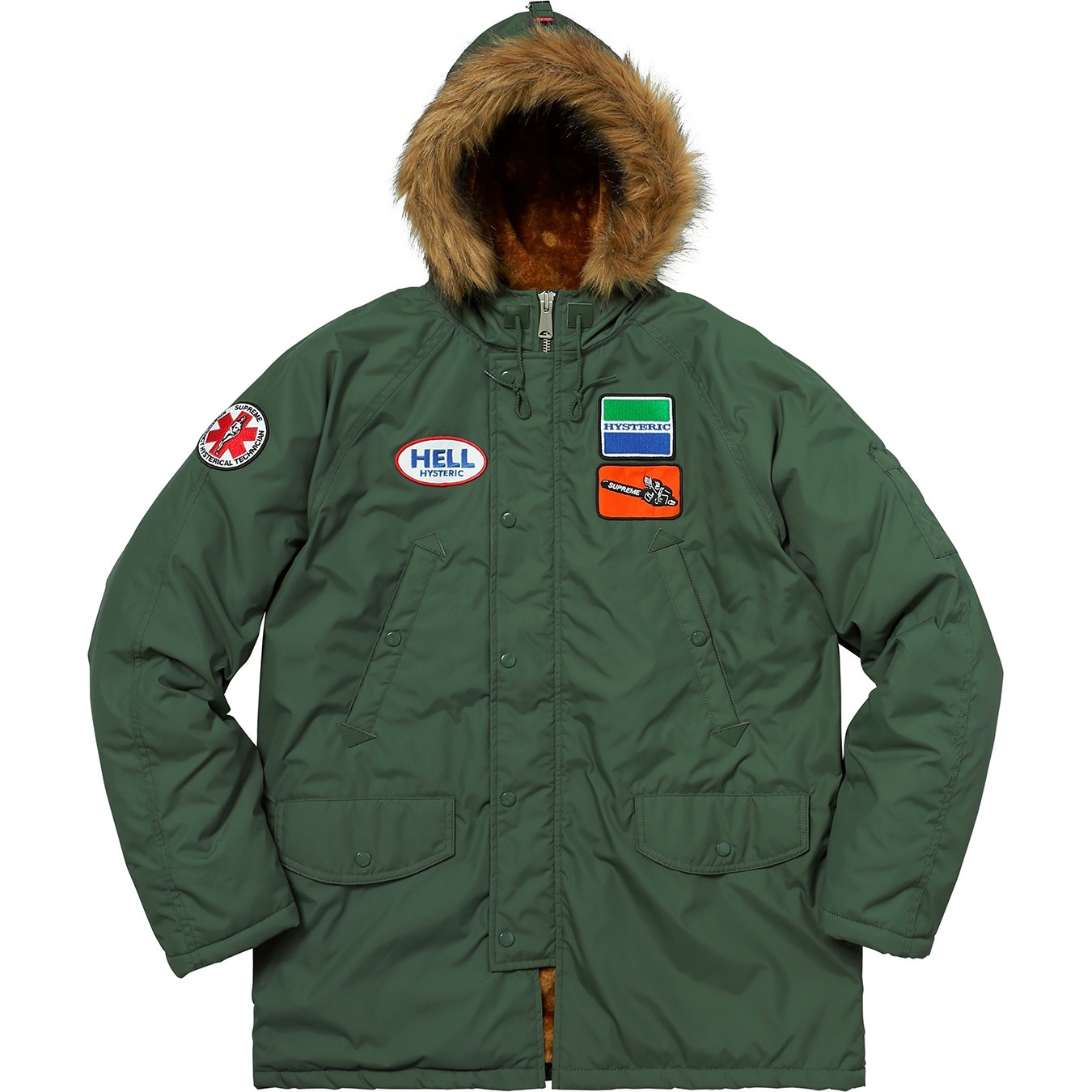 Supreme/HYSTERIC GLAMOUR N-3B Parka view 5